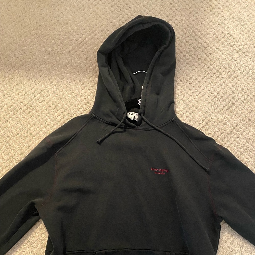ACNE STUDIOS BLACK HOODIE